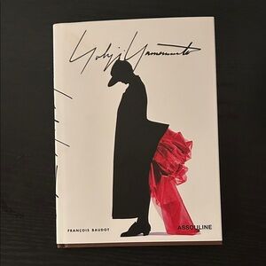 Assouline Yohji Yamamoto Book with Black and Red Design